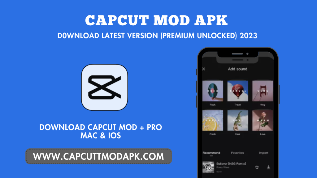 Download Capcut Mod for MAC & iOS