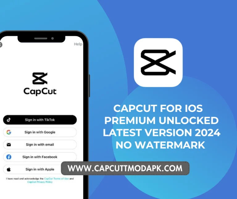 Capcut Mod Apk for ios free download the latest version 2024