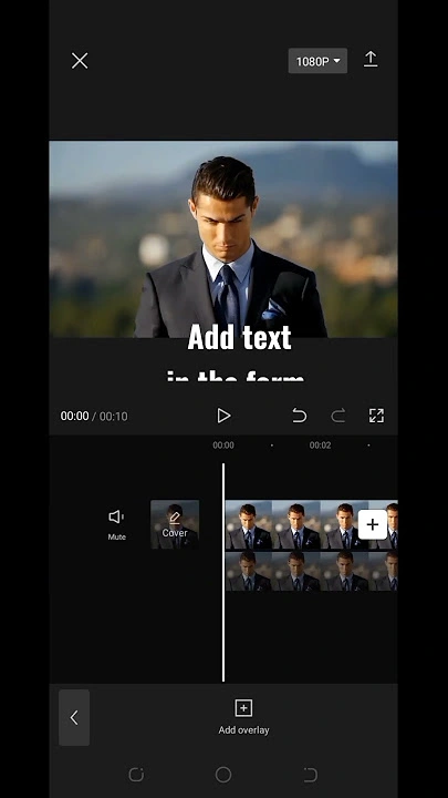 Text Overlays Behind Person
